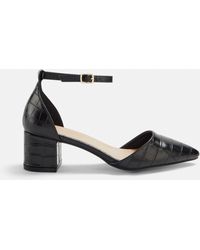 missguided square toe boot in white faux croc