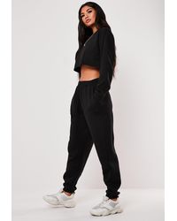 Missguided Black Oversized 90s Joggers