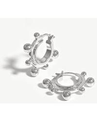 Missoma Small Spiral Shell Single Ovate Earring in Metallic - Lyst