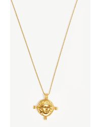Missoma Lucy Williams Byzantine Coin Cord Necklace | 18ct Gold Plated Vermeil