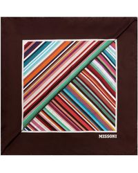 Missoni - Pure Silk Striped Scarf - Lyst