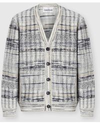 Missoni - Wool-Blend Check Cardigan With Side Pockets - Lyst