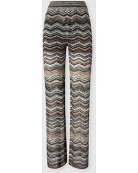 Missoni - Chevron Palazzo Trousers With Sequins - Lyst
