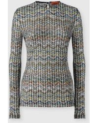 Missoni - Long-Sleeve Viscose-Blend Sweater With Sequins - Lyst