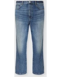Missoni - Five-Pocket Cotton Denim Trousers With Zigzag Embroidery - Lyst