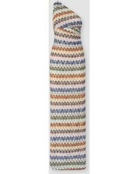 Missoni - One-Shoulder Viscose Lamé Long Dress - Lyst