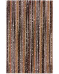 Missoni - Ribbed Lamé Viscose Stole With Sequins - Lyst