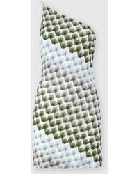 Missoni - One-Shoulder Viscose Lamé Mini Dress - Lyst