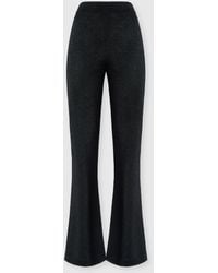 Missoni - Lamé Fabric Flare Trousers - Lyst