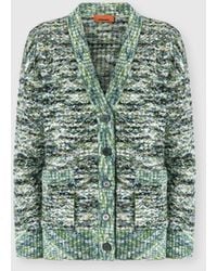 Missoni - Oversized Cardigan With Patch Pockets And 3D Construction - Lyst