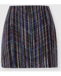 Missoni - Wool And Viscose Mini Skirt With Woven Motif, & Multicoloured - Lyst
