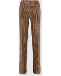 Missoni - Tailored Trousers With Chevron Pattern - Lyst