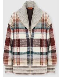 Missoni - Quilted Jacket With Check Pattern - Lyst