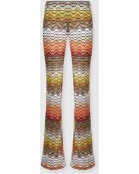 Missoni - Long Trousers With Greek Motif - Lyst