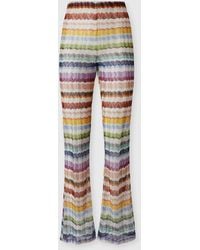 Missoni - Zig Zag Tulle Cover-Up Trousers - Lyst