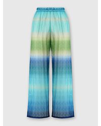 Missoni - Straight Pants With Faded Striped Pattern - Lyst