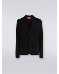 Missoni - Cotton And Viscose Knit Blazer - Lyst