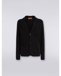 Missoni - Cotton And Viscose Knit Blazer - Lyst