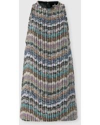 Missoni - Chevron Knit Mini Dress With Sequins - Lyst