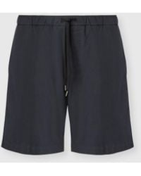 Missoni - Cotton Canvas Bermuda Shorts With Zigzag Insert - Lyst