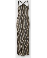 Missoni - Long Dress With Wave Pattern - Lyst