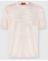 Missoni - Flamed Mercerized Crew-Neck Cotton T-Shirt - Lyst