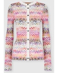 Missoni - Slim-Fit Crewneck Buttoned Cardigan - Lyst