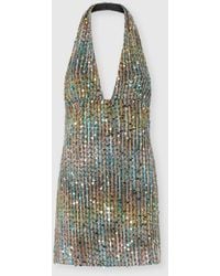 Missoni - Mini Dress With Open Back And Sequin Appliqué - Lyst