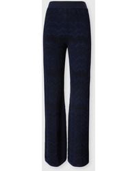 Missoni - Zig Zag Viscose And Wool Straight-Leg Trousers - Lyst