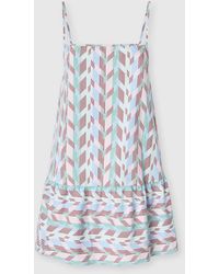 Missoni - Wide Mini Cover-Up Dress - Lyst