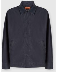 Missoni - Cotton Canvas Overshirt With Zigzag Collar Detail - Lyst