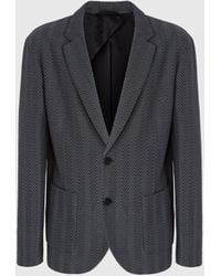 Missoni - Single-Breasted Jacket With Zigzag Pattern - Lyst
