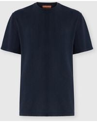 Missoni - Tone-On-Tone Chevron Cotton And Viscose Crewneck T-Shirt - Lyst