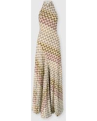 Missoni - Long Dress With Halterneck - Lyst