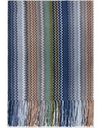 Missoni - Zig Zag Wool-Blend Scarf With Fringes - Lyst