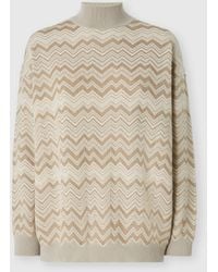 Missoni - Zig Zag Viscose And Wool Turtleneck Sweater - Lyst