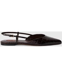 Missoni - Faux Croccodile Leather Patterned Clogs - Lyst