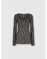 Missoni - Slim Fit V-Neck Sweater - Lyst