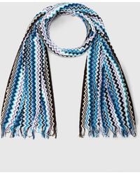 Missoni - Pure Cotton Scarf With Fringes - Lyst