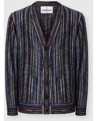 Missoni - Wool And Viscose Cardigan With Side Pockets, & Multicoloured - Lyst