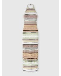 Missoni - Striped Halterneck Dress - Lyst