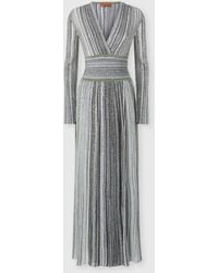 Missoni - Midi Dress With V-Neck - Lyst