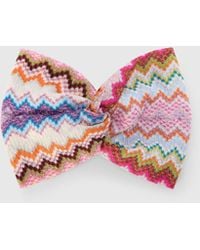 Missoni - Headband With Pixel-Effect Zigzag Pattern - Lyst