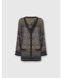 Missoni - Oversized Sequin Cardigan - Lyst