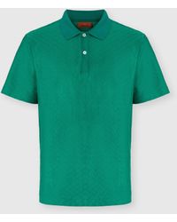Missoni - Jacquard Cotton Polo Shirt With Tone-On-Tone Zigzag Design - Lyst
