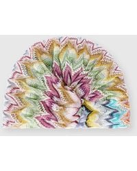 Missoni - Zig Zag Viscose-Blend Lamé Turban - Lyst