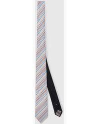Missoni - Silk Tie With Micro Zigzag Pattern - Lyst