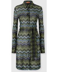 Missoni - Midi Shirt Dress - Lyst