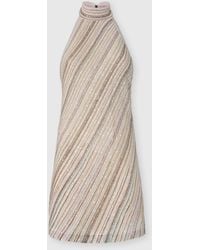Missoni - Mini Dress With Open Back And Sequins - Lyst