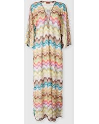Missoni - Caftan Cover-Up With Irregular Zig Zag Print - Lyst